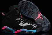 Women Jordan 6 Pink Flash